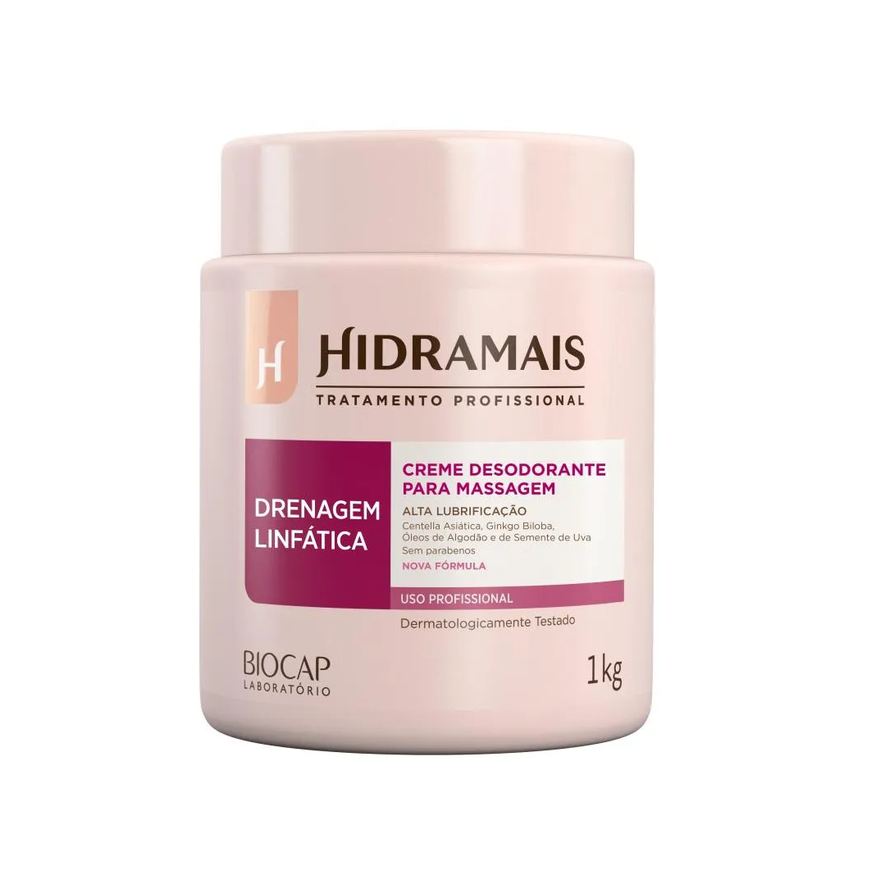 Hidramais Creme para Massagem Drenagem Linfática 1kg