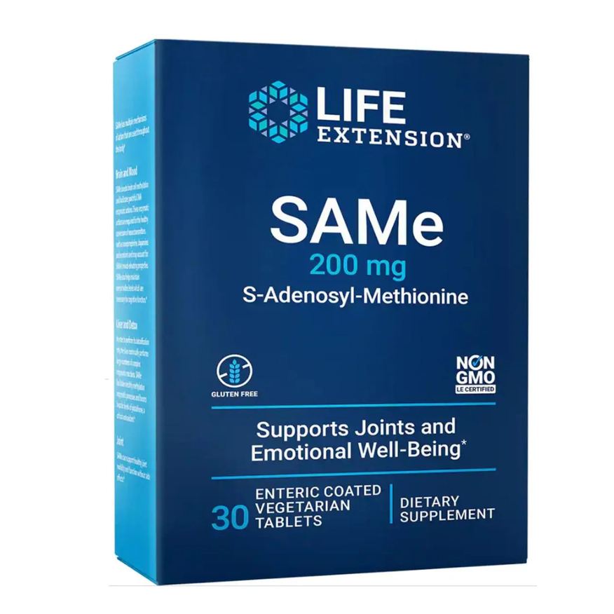 Life Extension Same 200mg 30 Comprimidos Revestimento Entérico