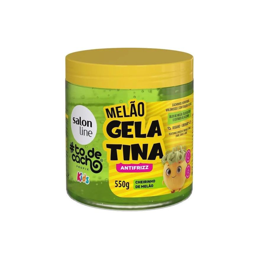 Salon Line Gelatina #todecacho Kids Antifrizz Melão 550g