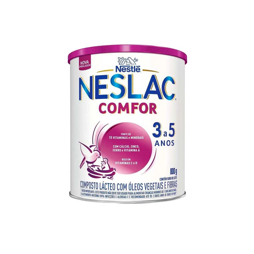 Neslac Composto Lácteo Comfor Nestlé Fase Pré-Escolar 800g