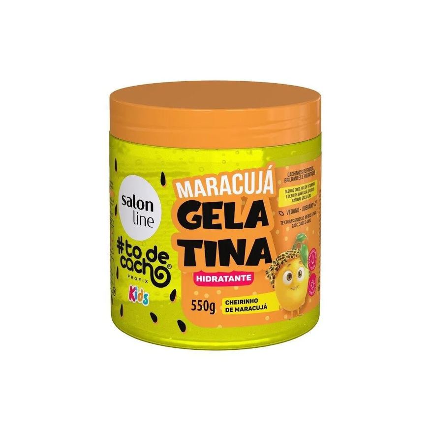 Salon Line Gelatina #todecacho Kids Hidratante Maracujá 550g