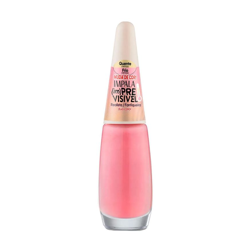 Impala Esmalte Cremoso (Im)previsível Duo Color 7,5ml - Realista/Fanfiqueira
