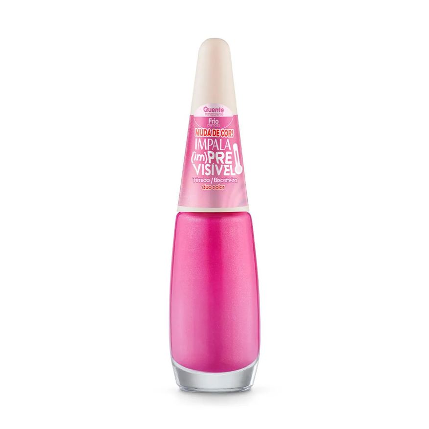 Impala Esmalte Glitter (Im)previsível Duo Color 7,5ml - Tímida/Biscoiteira