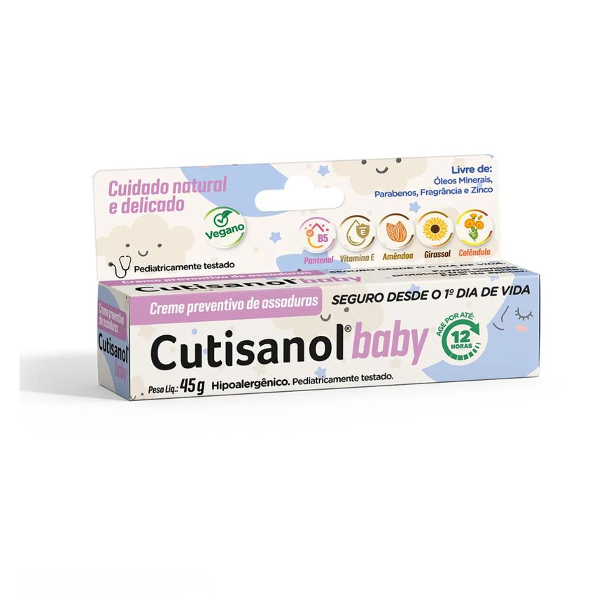Cutisanol Creme para Assaduras Baby 45g
