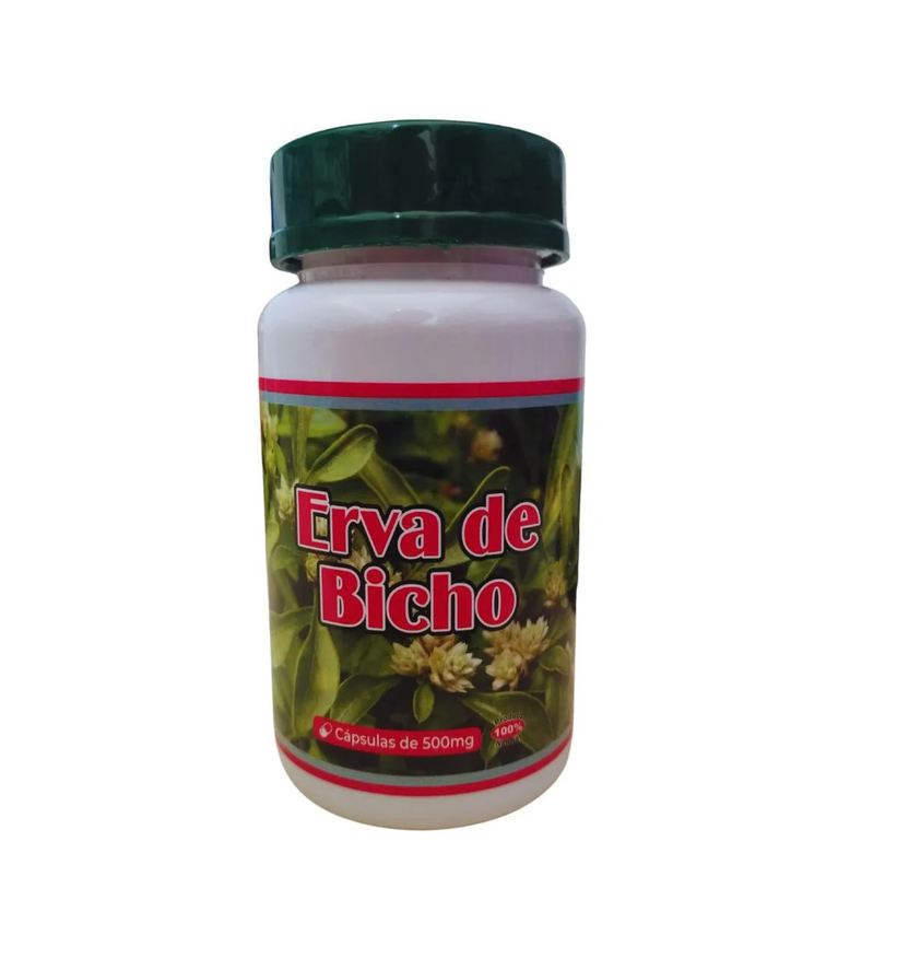 Bio Vittas Suplemento Erva de Bicho Encapsulado em Pó 500mg 100 Capsulas