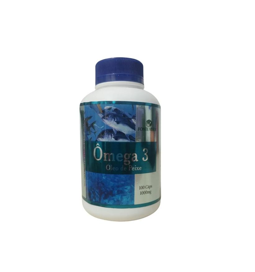 Fonte Verde Naturalle Suplemento Ômega 3 Encapsulado 500mg 100 Capsulas