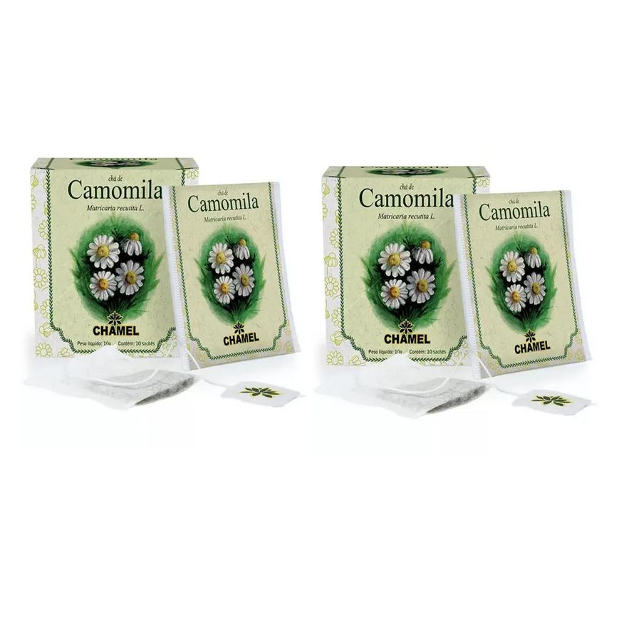 Chamel Kit 02 Chá de Camomila com 10 Sachês 10g