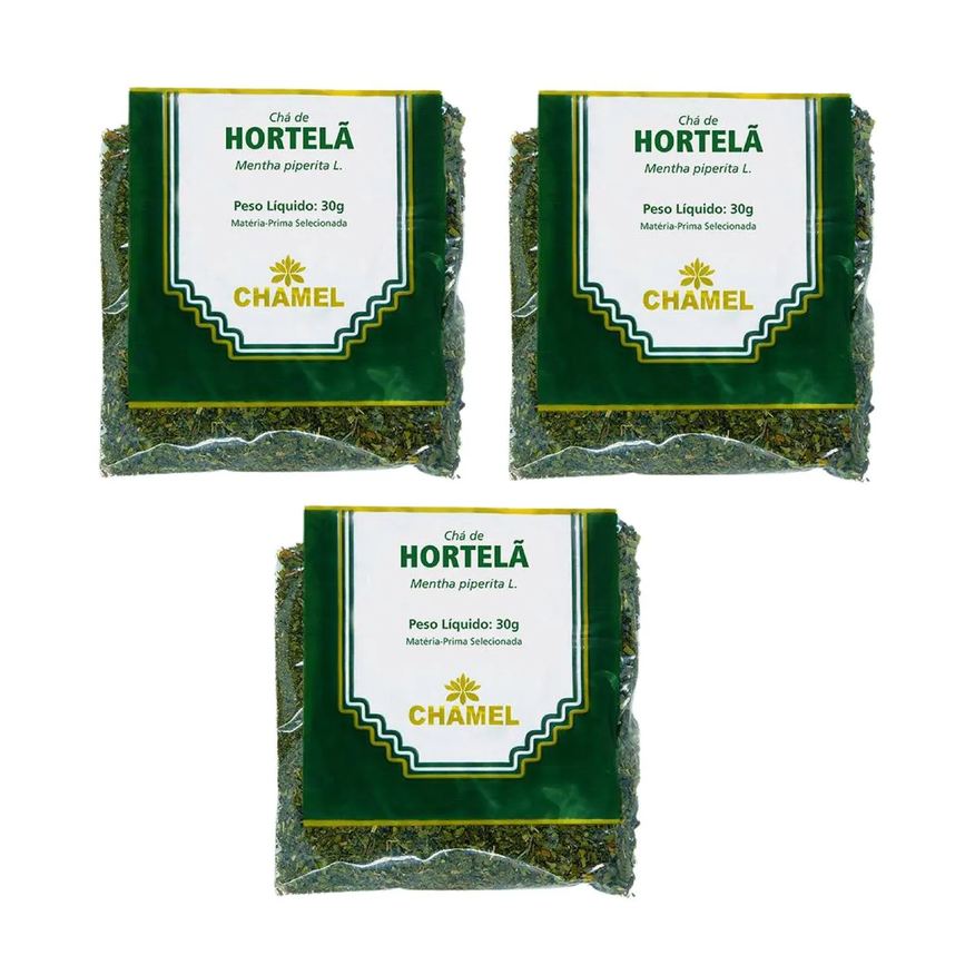 Chamel Kit 03 Pacote de Chá de Hortelã 30g