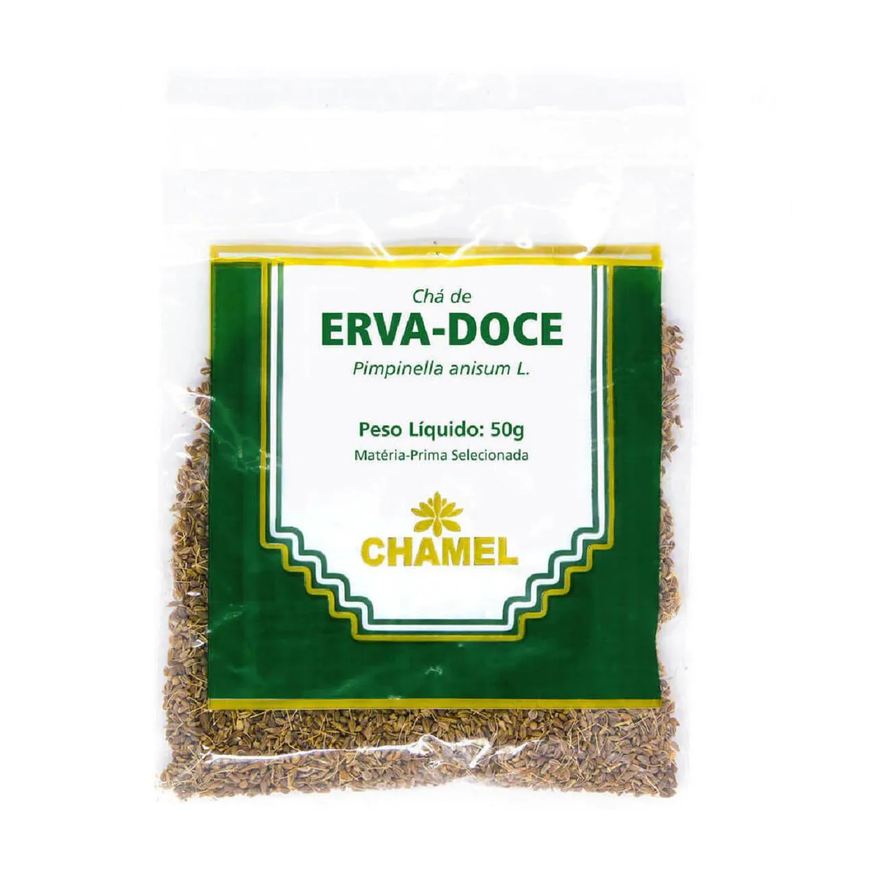 Chamel Pacote de Chá de Erva Doce 50g