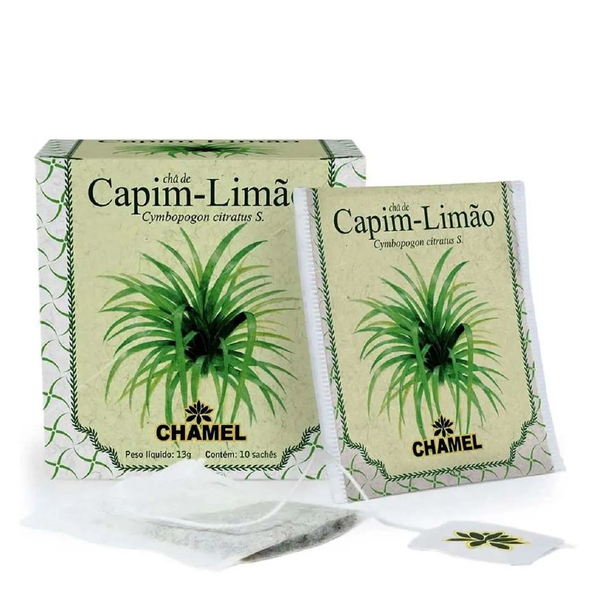 Chamel Chá de Capim Limão 10 Sachês 10g