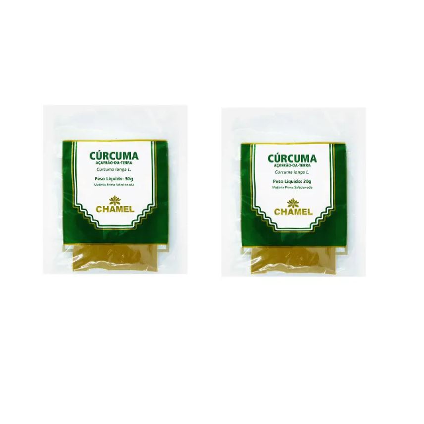 Chamel Kit 02 Pacote de Chá Cúrcuma 30g