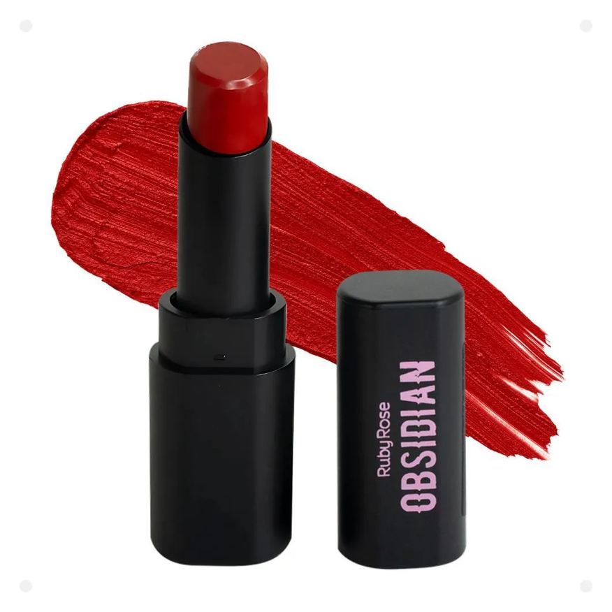Ruby Rose Batom Lipstick Obsidian Cream Satin Ocs03 Hb-7000-3