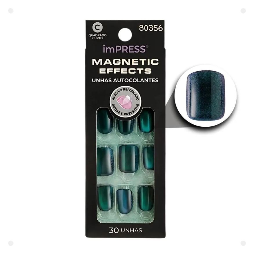 Kiss New York Unha Autocolante Kiss Ny Impress Magnetic Effects Better Things Imme301b