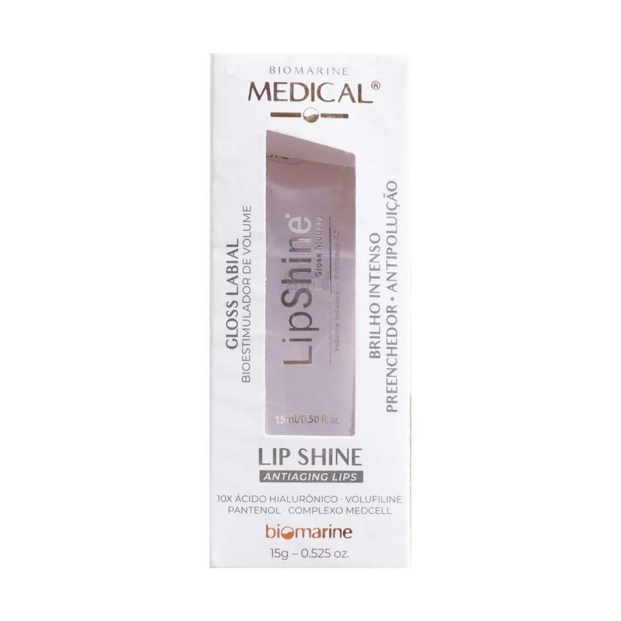 Biomarine Lip Shine Gloss Estimulador De Volume Labial 15g