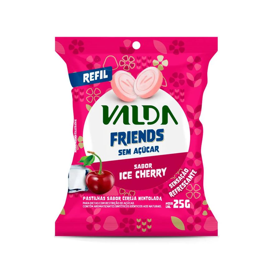 Valda Pastilha Stranger Things Friends Morango E Laranja 25g
