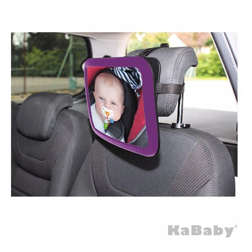 Kababy Espelho Retrovisor Grande para Banco Traseiro Roxo