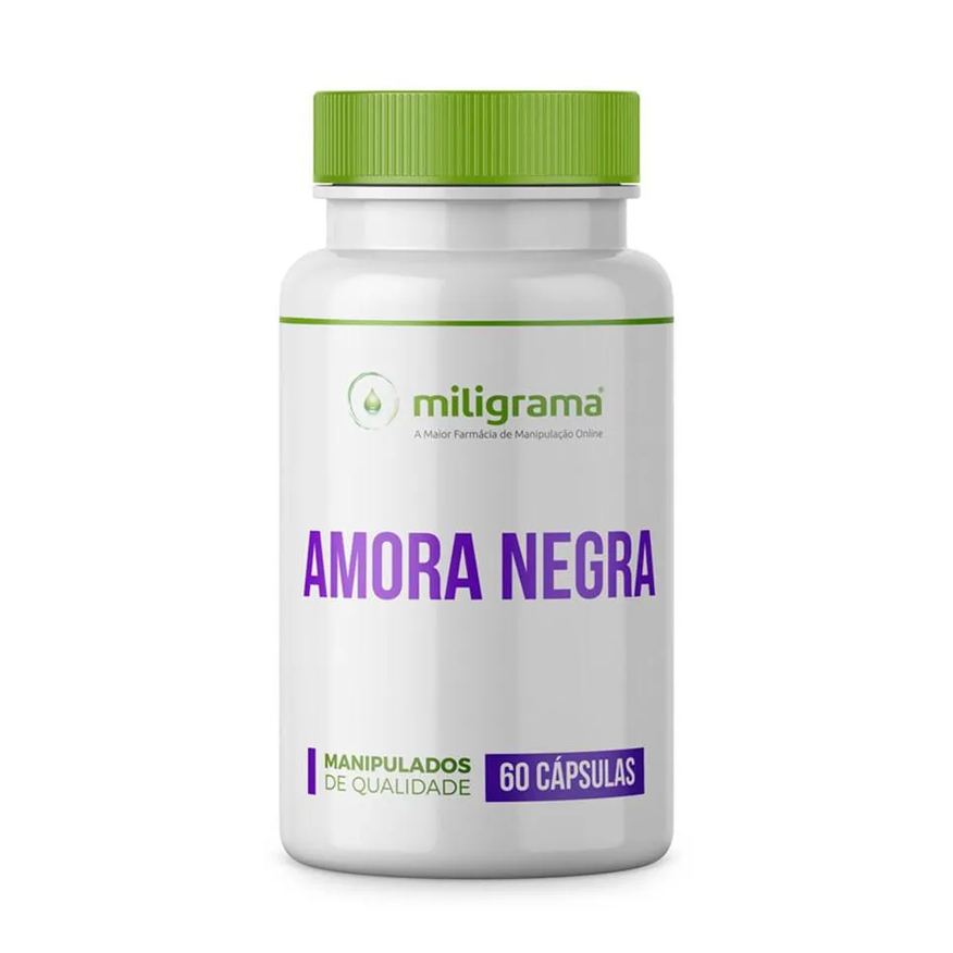 Miligrama Amora Negra 500mg 60 cápsulas