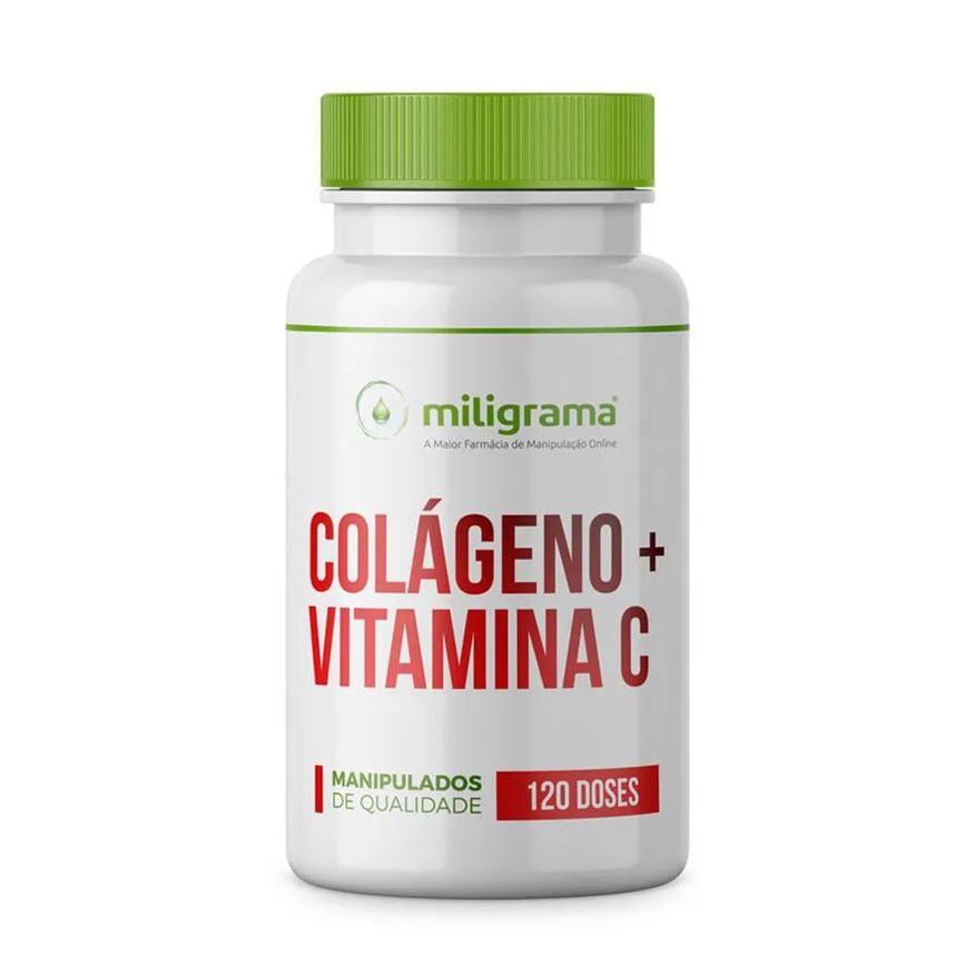 Miligrama Colágeno 300mg com Vitamina C 300mg 120 Doses