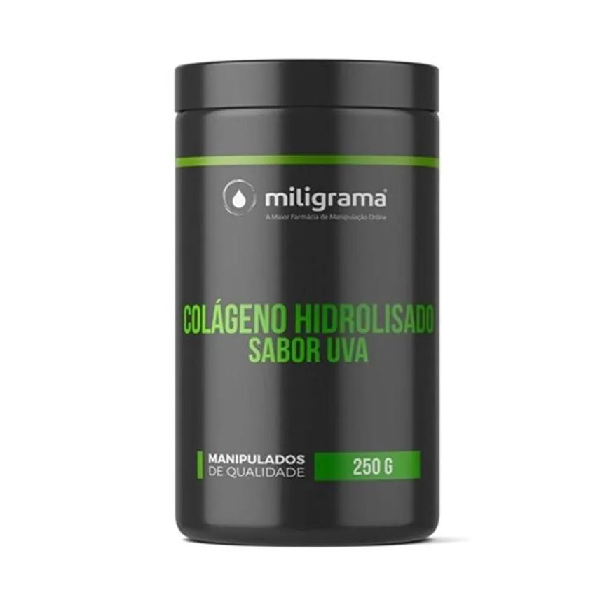 Miligrama Colágeno Hidrolisado 250g Sabor Uva