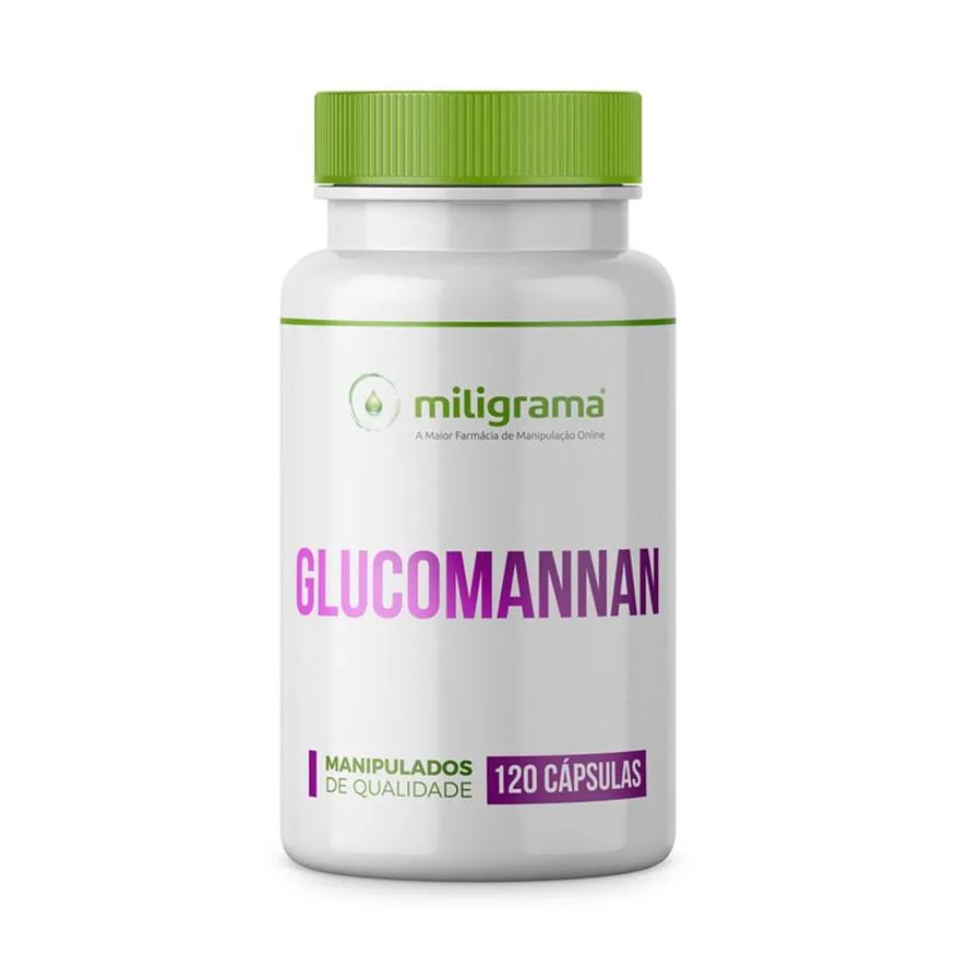 Miligrama Glucomannan 500mg 120 cápsulas