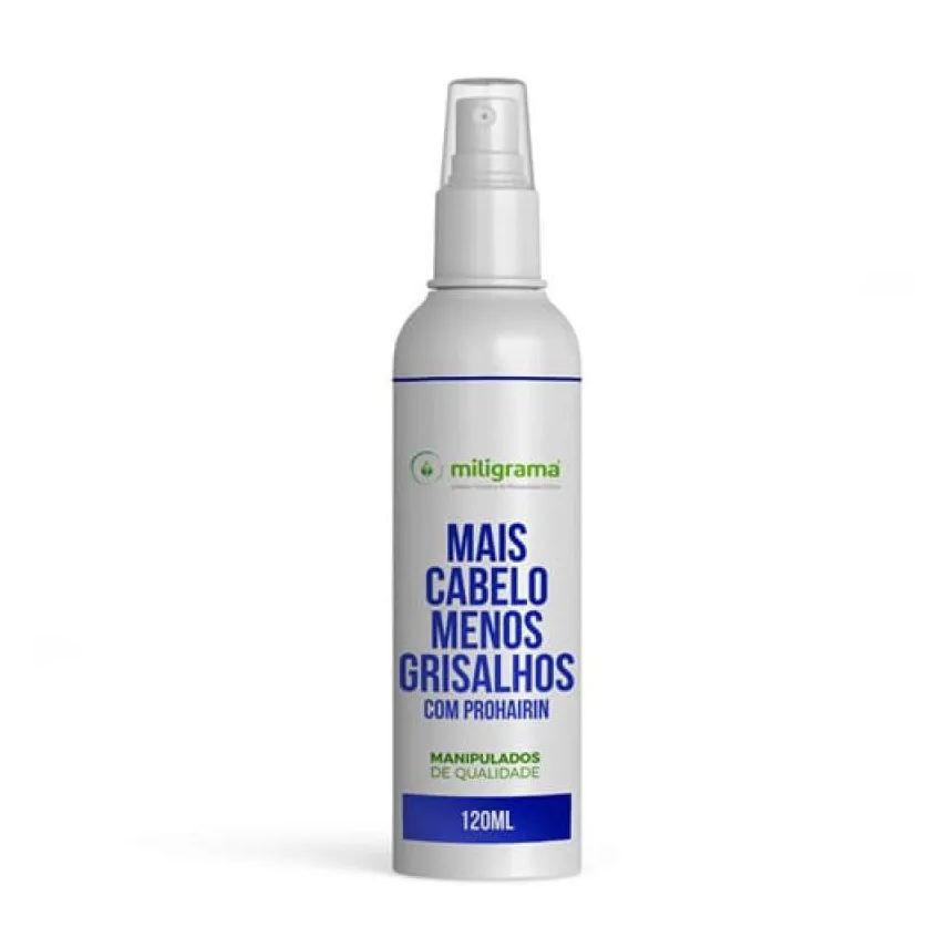 Miligrama Mais Cabelo Menos Grisalhos com Prohairin 120ml