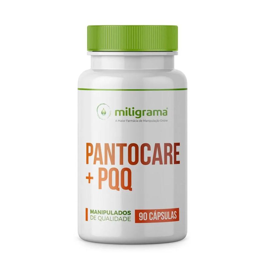 Miligrama Pantocare + Pqq - Antiqueda e Anti Cabelos Brancos 90 cápsulas