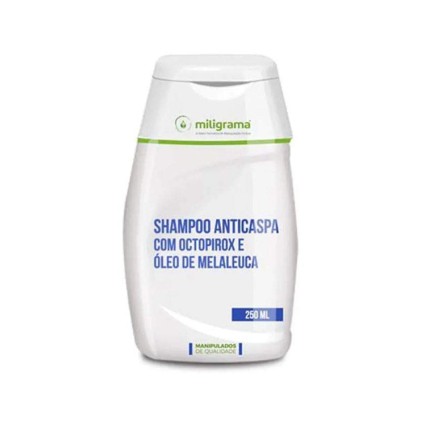 Miligrama Shampoo Anticaspa: Octopirox e Óleo de Melaleuca 250ml