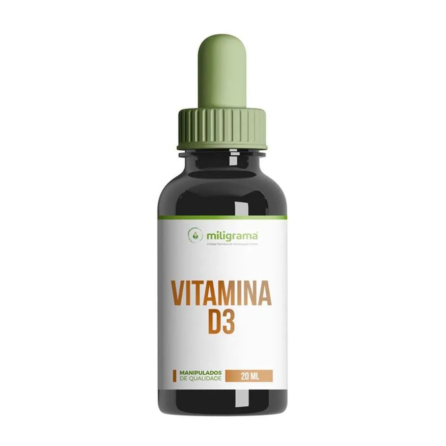 Miligrama Solução de Vitamina D3 400 Ui/gota 20ml