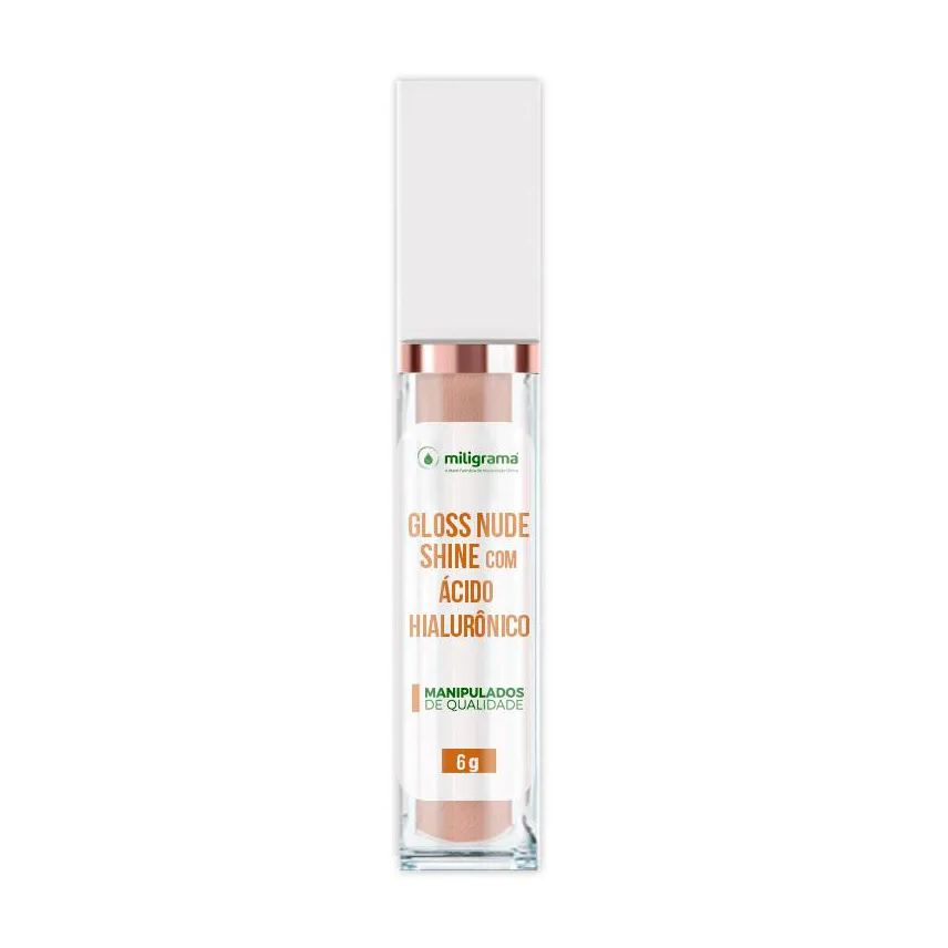 Miligrama Gloss Nude Shine com Ácido Hialurônico 6g