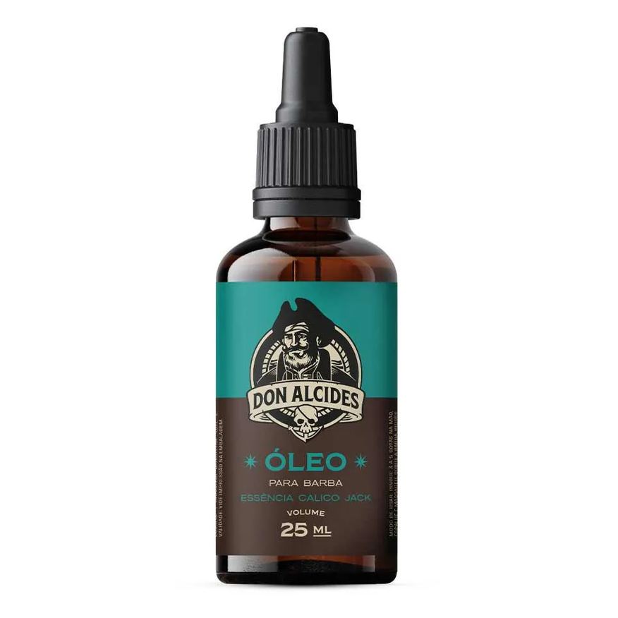 Don Alcides Óleo para Barba Calico Jack Herbal Refrescante 25ml