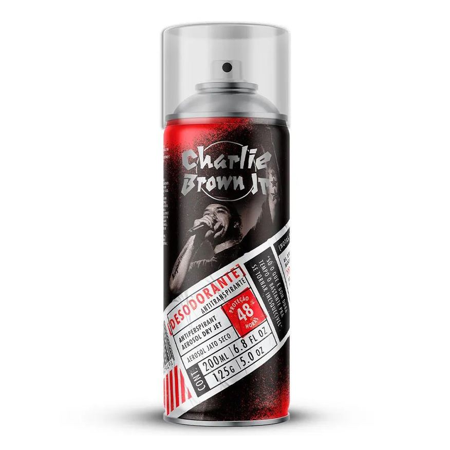 Don Alcides Desodorante Charlie Brown Jr Antitranspirante Proteção 48 Horas 200ml