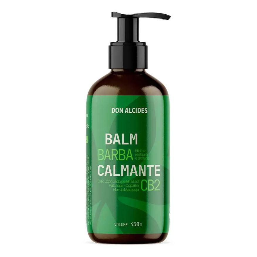 Don Alcides Balm para Barba Cb2 450g Calmante Original Kush