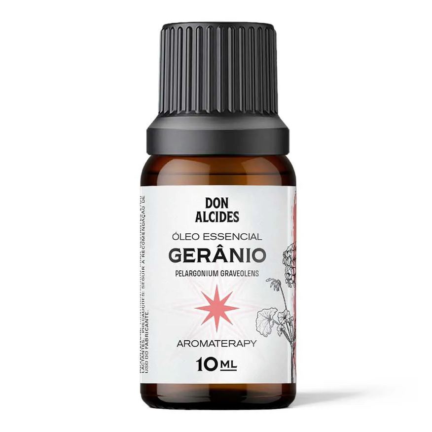 Don Alcides Óleo Essencial Gerânio Aromaterapia 10ml