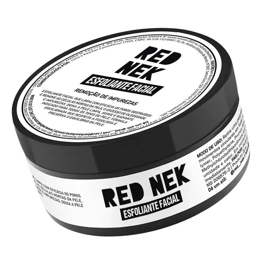 Rednek Esfoliante Facial Remoção De Impurezas E Células Mortas 70g Red Nek
