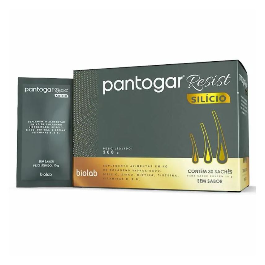 Biolab Pantogar Resis T Silício 10g - 30 Sachês
