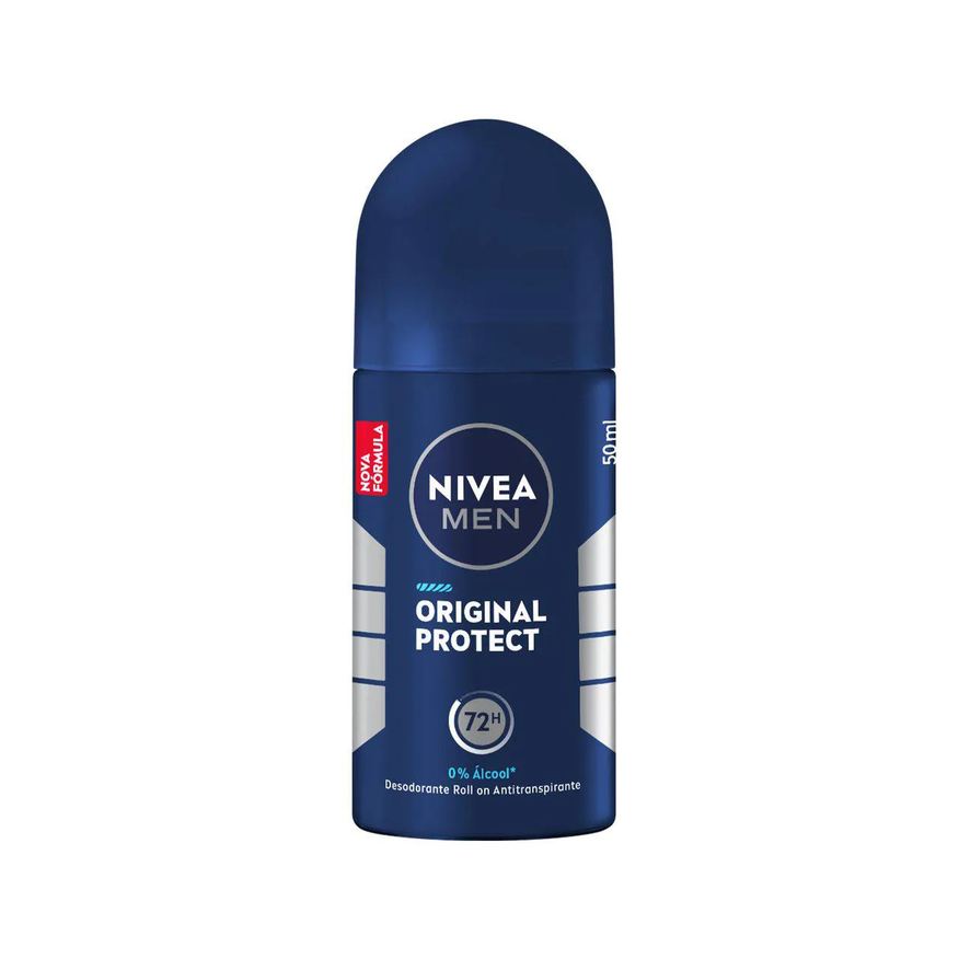 Nivea Desodorante Antitranspirante Roll-on Men Original Protect Masculino 72h 50ml