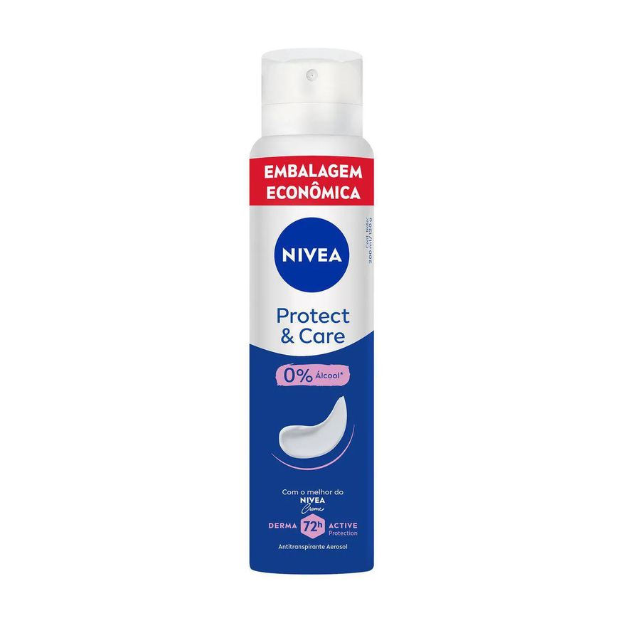 Nivea Desodorante Antitranspirante Aerosol Protect & Care Feminino 48h 200ml