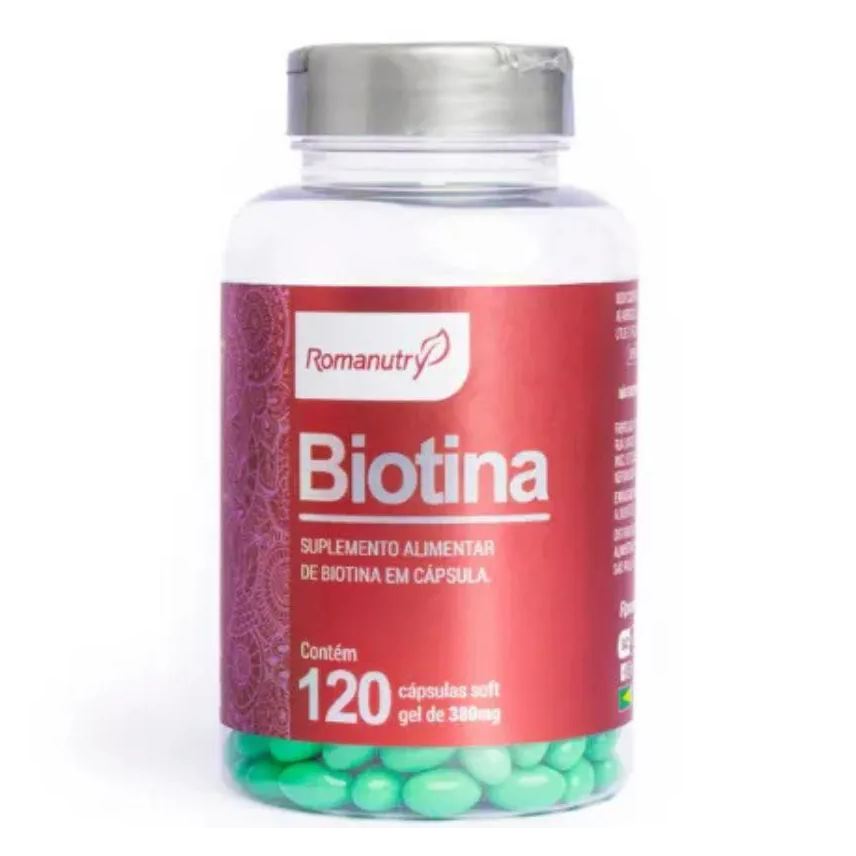 Romanutry Biotina 380mg 120 cápsula