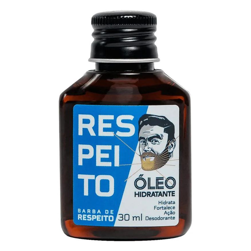 Barba de Respeito Óleo para Barba Hidrata Fortalece Ação Desodorante 30ml