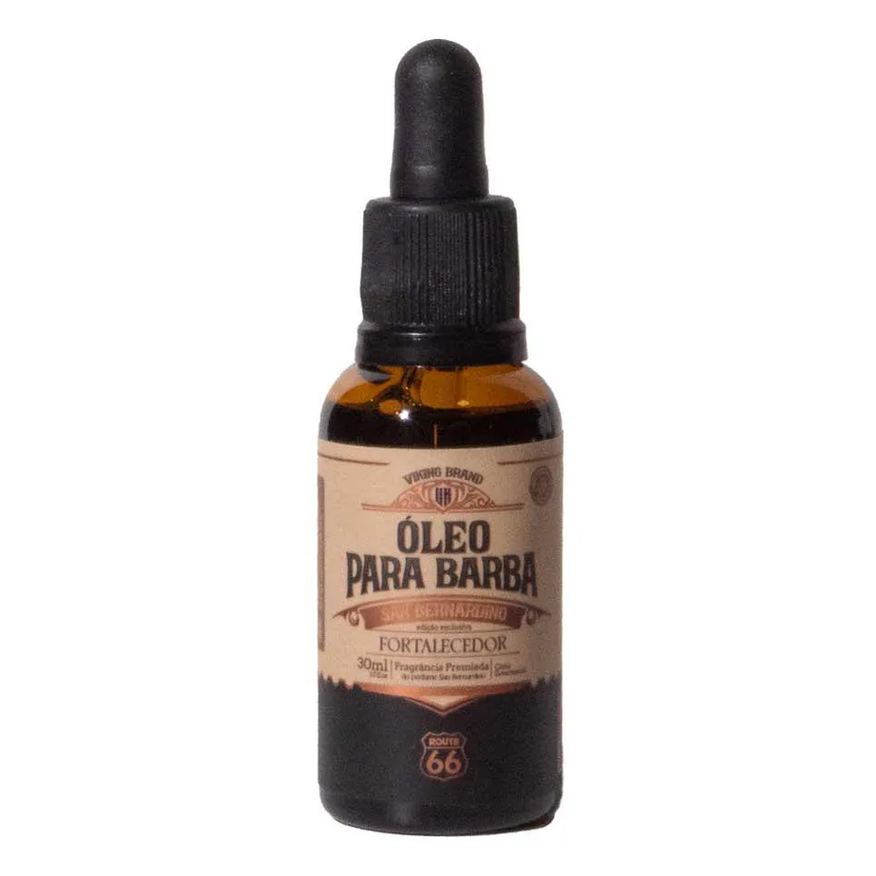 Viking Óleo para Barba San Bernardino Fortalecedor Route 66 30ml