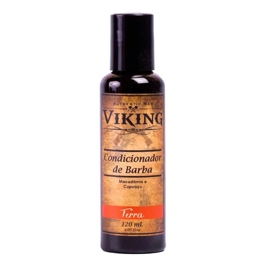 Viking Condicionador de Barba Terra Macadâmia e Cupuaçu 120ml