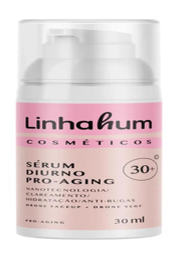 Linhahum Sérum Facial Diurno Efeito Lifting Pro-aging Nanotecnologia 30ml Colorido Neutro