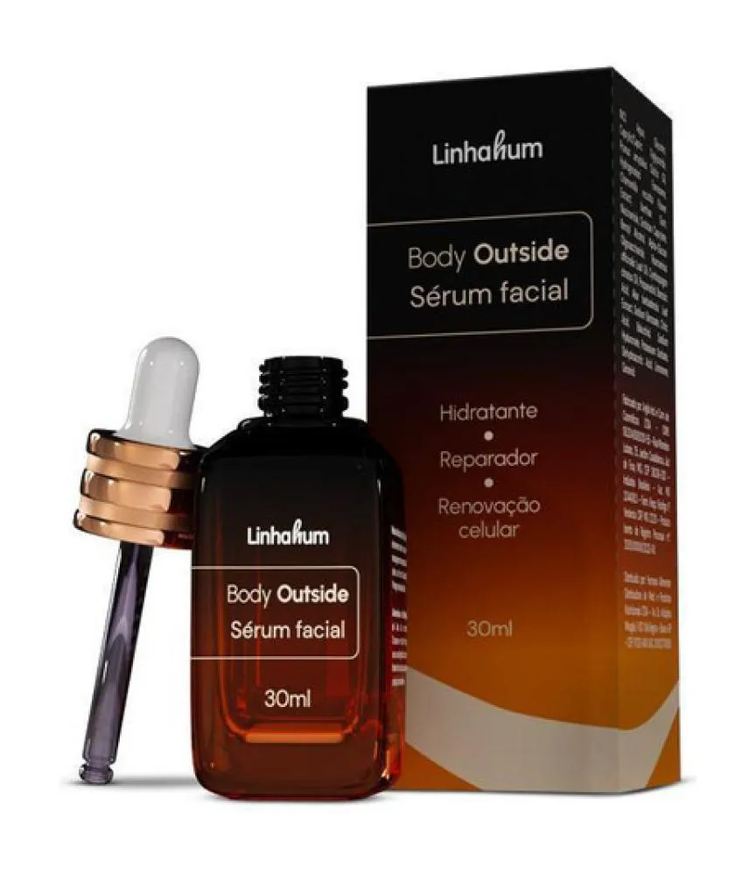 Linhahum Sérum Facial Body Outside 30ml Repara Renova
