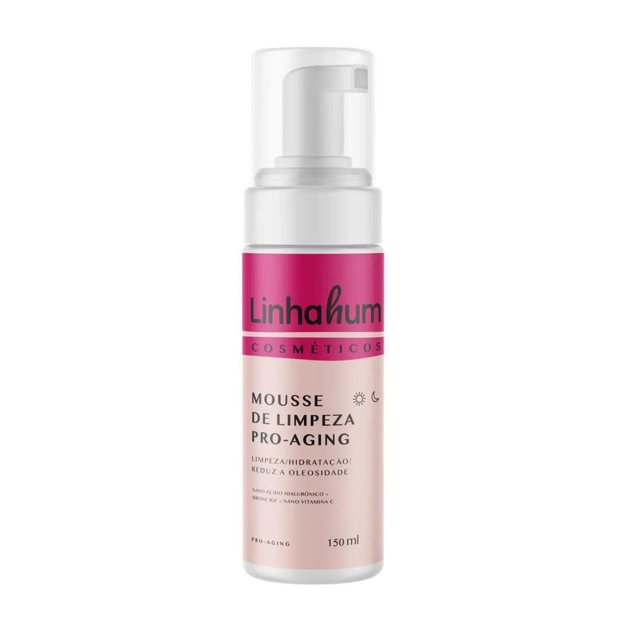 Linhahum Mousse Limpeza Facial Profunda Pro-aging Ácido Hialurônico Momento de Aplicação Dia/noite Tipo de Pele Todo Tipo de Pele