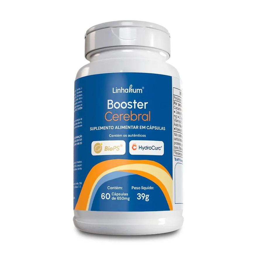 Linhahum Booster Cerebral Suplemento Foco 60 cápsulas