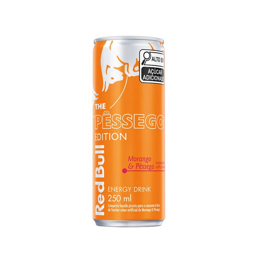 Red Bull Energético The Summer Edition Morango e Pêssego 250ml
