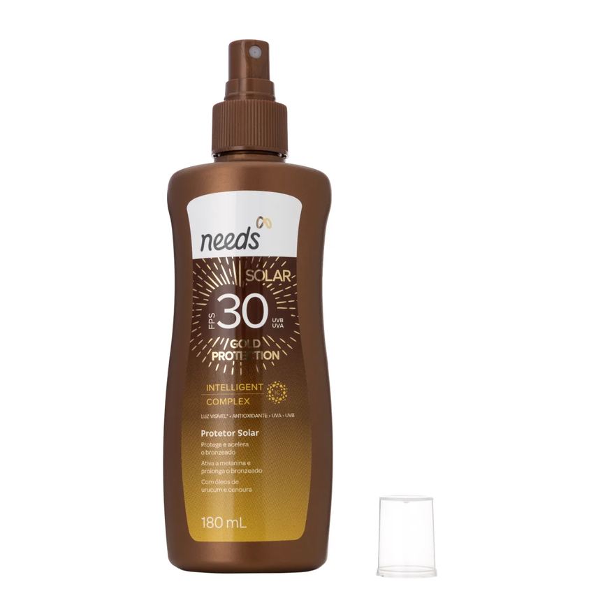 Needs Protetor Solar Corporal FPS 30 Solar Gold Protection Spray 180ml