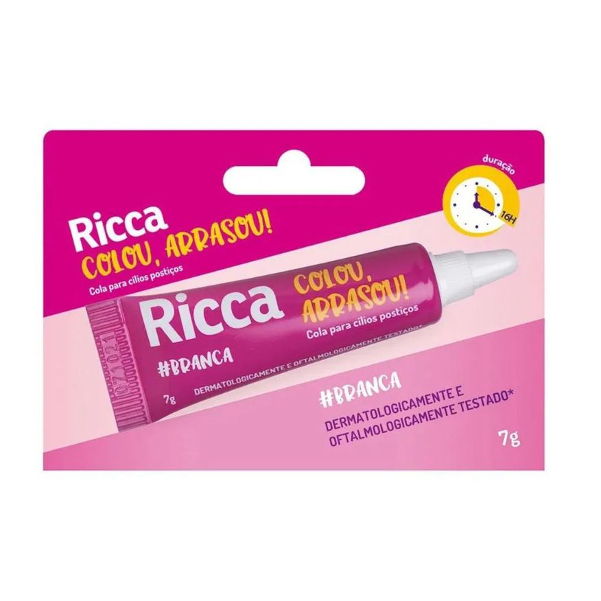 Big Universo Cola para Cílios Ricca Belliz Branca Colou,arrasou 7g Cód.2682