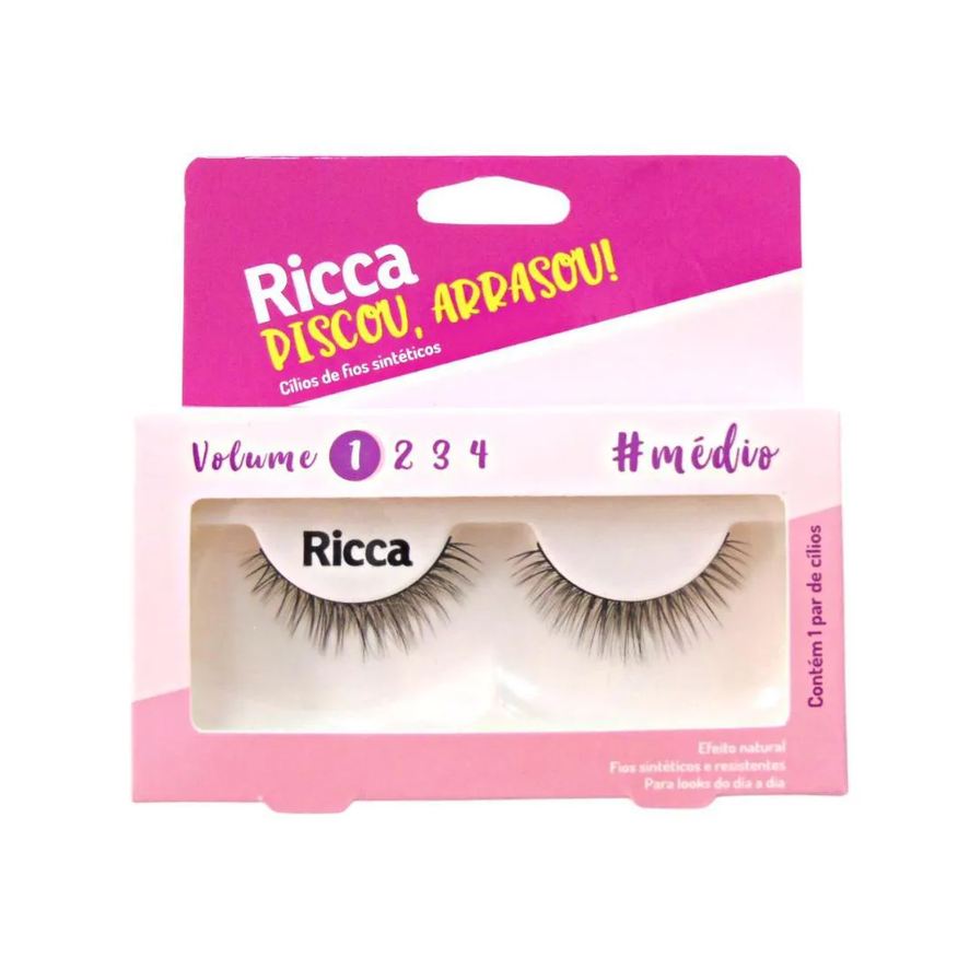 Big Universo Cílios Postiços Ricca Belliz Piscou,arrasou Vol:1 Médio Cód.2673