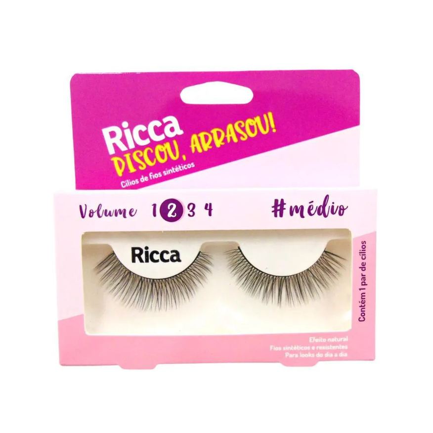 Big Universo Cílios Postiços Ricca Belliz Piscou,arrasou Vol:2 Médio Cód.2675